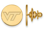 14k Yellow Gold Logoart Virginia Tech Lapel Pin