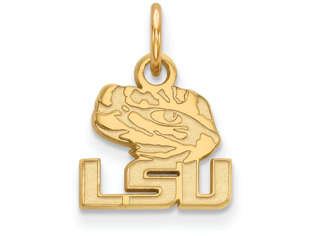 14k Yellow Gold Logoart Louisiana State University Extra Small Pendant