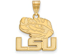 14k Yellow Gold Logoart Louisiana State University Medium Pendant