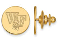 14k Yellow Gold Logoart Wake Forest University Lapel Pin