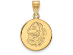 14k Yellow Gold Logoart University Of Georgia Medium Pendant
