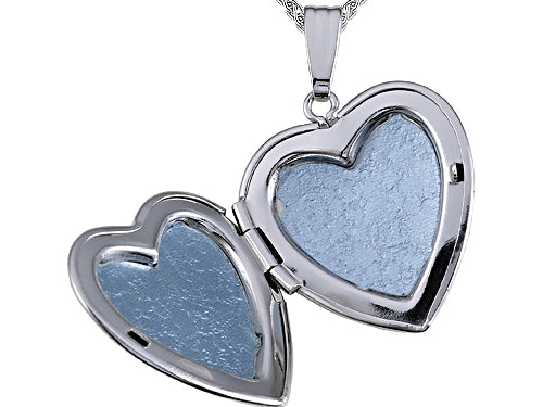 FJC Finejewelers Large Heart Locket Pendant Necklace