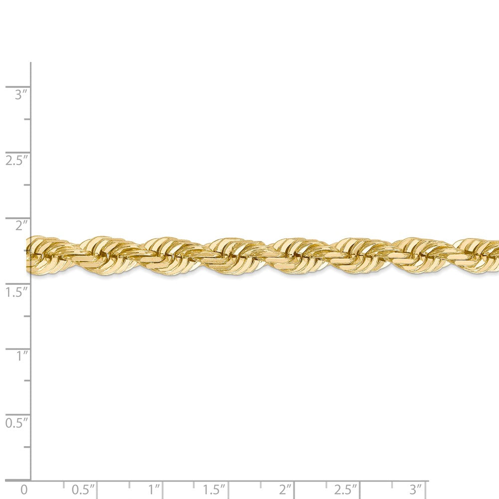 FJC Finejewelers 20 Inch 14k 7mm bright-cut Rope Chain Necklace