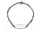 FJC Finejewelers 925 Sterling Silver Small ID Bracelet