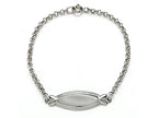 FJC Finejewelers 925 Sterling Silver Small 6 Inch ID Bracelet