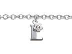 FJC Finejewelers 925 Sterling Silver Small 6.5 Inch Letter L Charm Bracelet