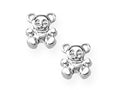 FJC Finejewelers 925 Sterling Silver Small Teddy Bear Earrings