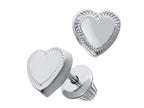 FJC Finejewelers 925 Sterling Silver Small Heart Earrings