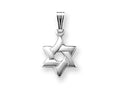 FJC Finejewelers 925 Sterling Silver Small Star of David Pendant Necklace on 12 Inch Chain
