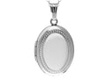 FJC Finejewelers Sterling Silver Adult Oval Locket Pendant Necklace
