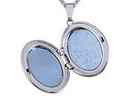 FJC Finejewelers Large Oval Locket Pendant Necklace