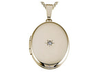 FJC Finejewelers Large Oval Locket Pendant Necklace