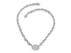 FJC Finejewelers Sterling Silver 16 inches Oval Charm Necklace