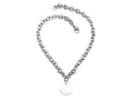 FJC Finejewelers Sterling Silver 16 inches Round Charm Necklace