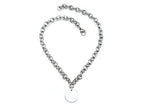 FJC Finejewelers Sterling Silver 16 inches Round Charm Necklace
