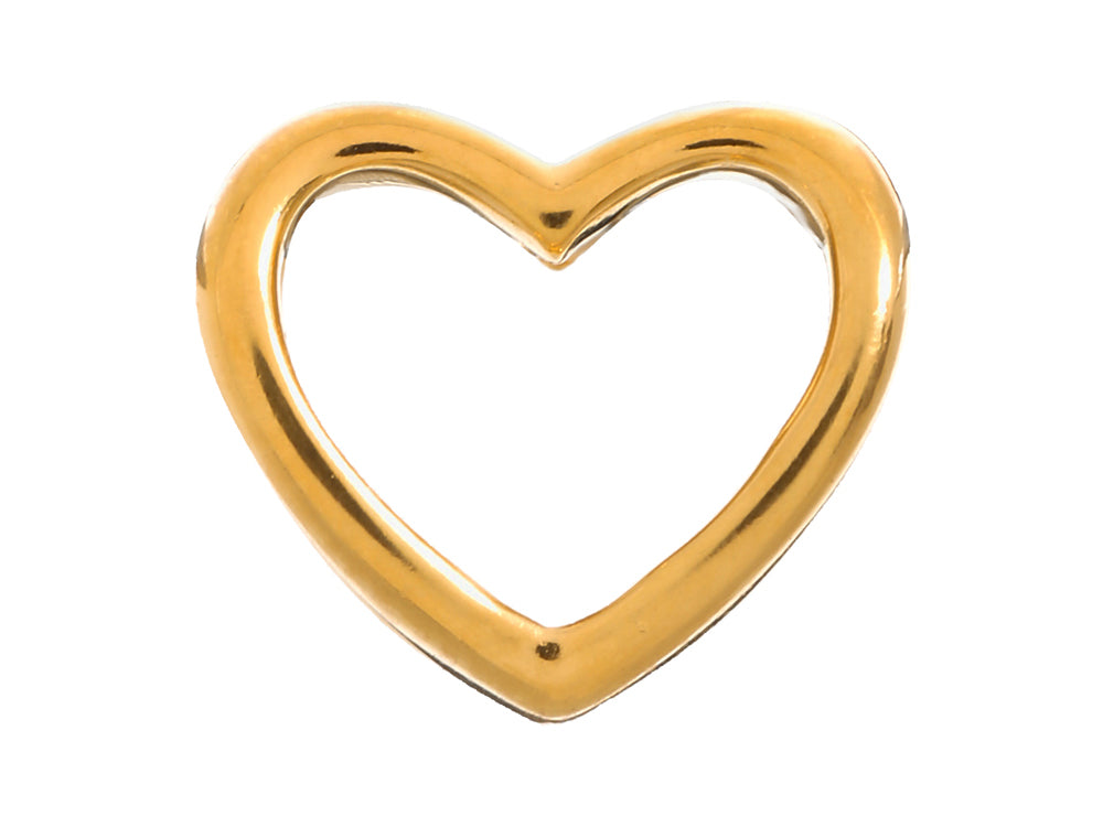 Endless Jewelry Open Heart Gold-Tone Finish