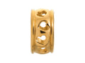 Endless Jewelry Row Of Hearts Gold-Tone Finish