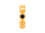 Endless Jewelry Black Flashy Dot Black Cubic Zirconia Gold-Tone Finish