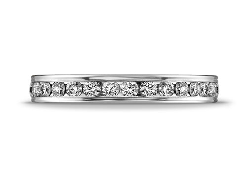 Benchmark® 3mm Round Diamonds Eternity Wedding Band Ring