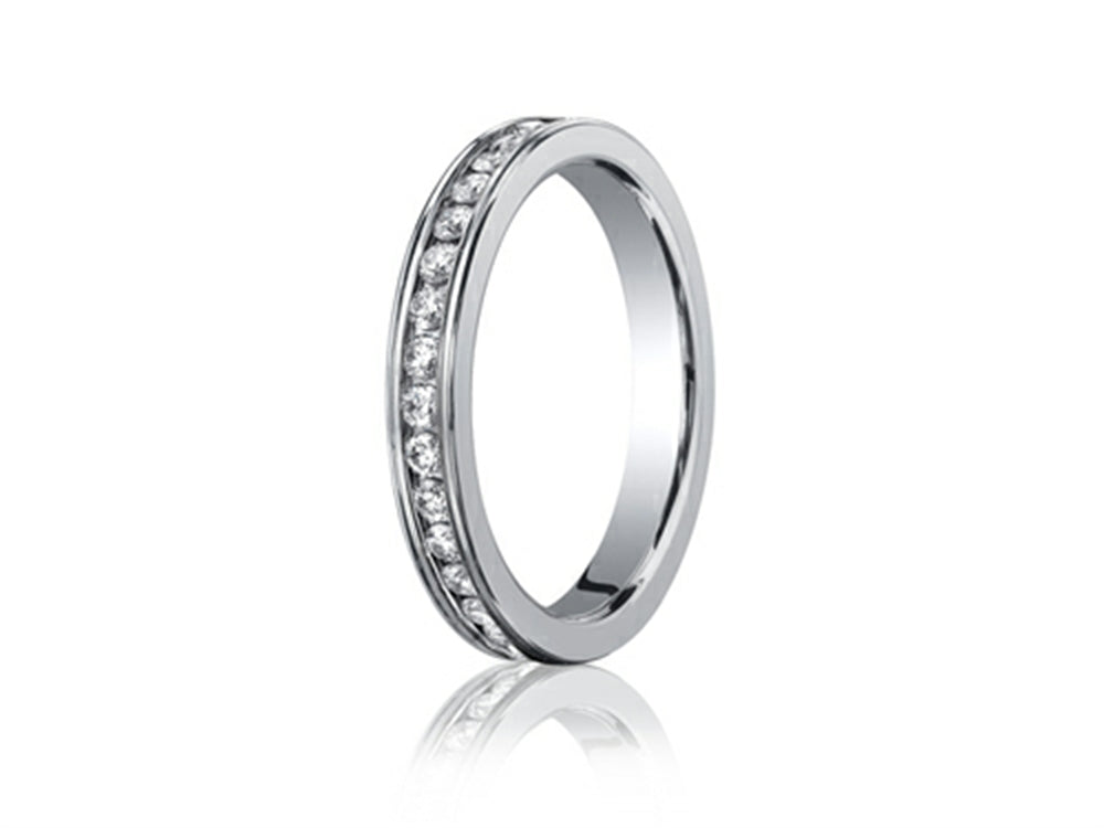 Benchmark® 3mm Round Diamonds Eternity Wedding Band Ring