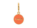 Endless Jewelry Coral Endless Coin Coral Enamel Gold-Tone Finish