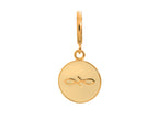 Endless Jewelry Cream Endless Coin Cream Enamel Gold-Tone Finish