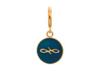 Endless Jewelry Navy Endless Coin Navy Enamel Gold-Tone Finish