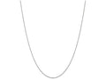 FJC Finejewelers 18 Inch 14k Carded White Gold .5mm Box Chain Necklace