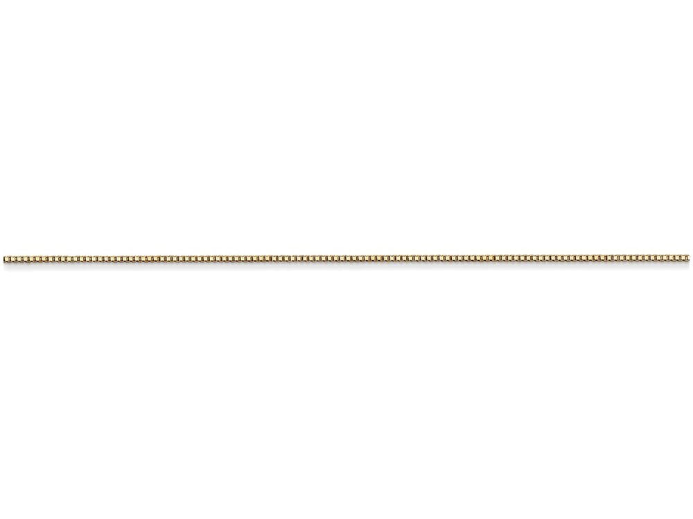 FJC Finejewelers 16 Inch 14k Yellow Gold Carded .5mm Box Chain Necklace