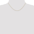 FJC Finejewelers 14k Rose Gold .5 Mm Cable Rope Chain (carded)