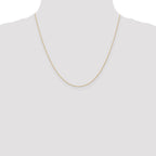 FJC Finejewelers 14k Rose Gold .5 Mm Cable Rope Chain (carded)