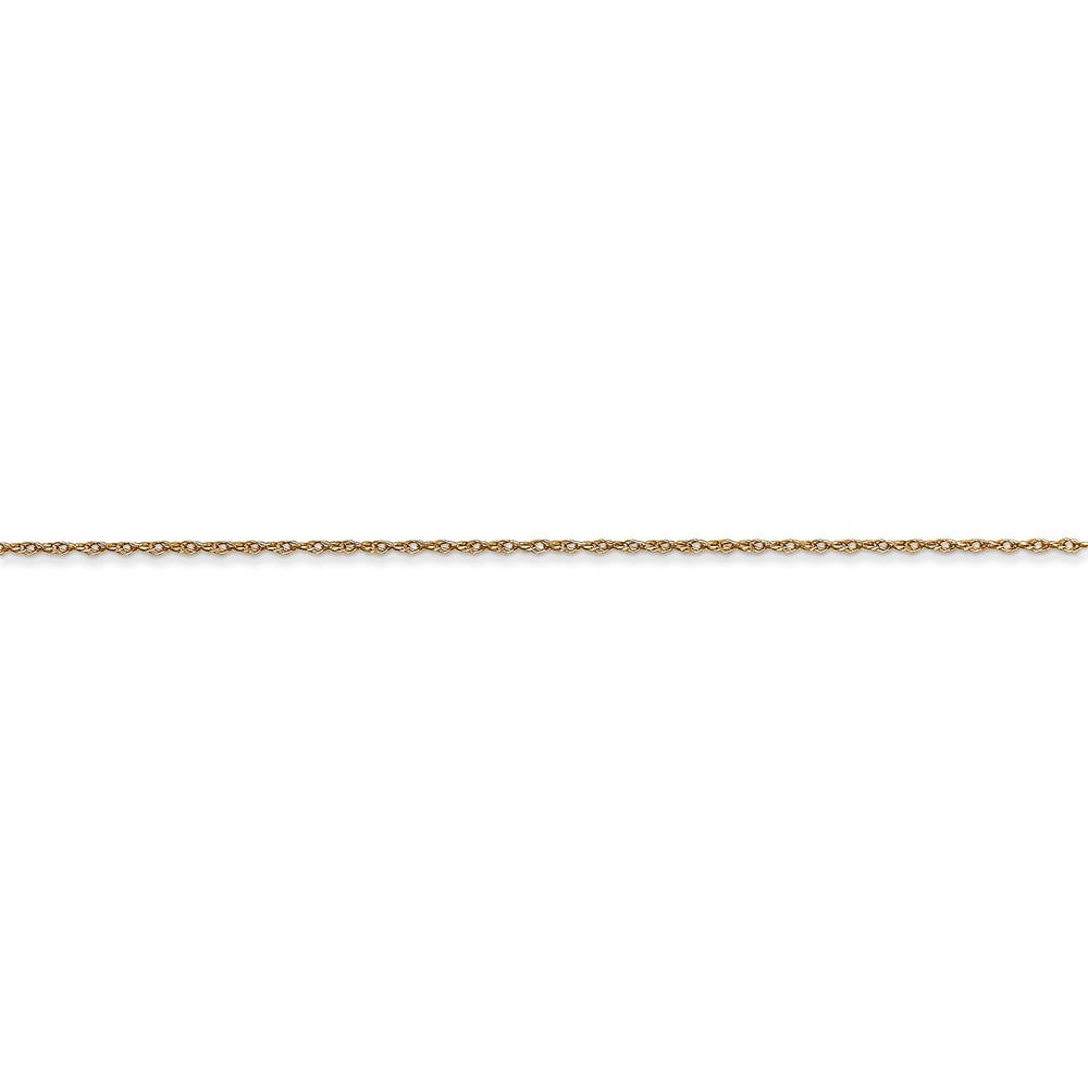 FJC Finejewelers 14 kt Yellow Gold .5 Mm Cable Rope Chain (carded)