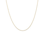 FJC Finejewelers 14 kt Yellow Gold .5 Mm Cable Rope Chain (carded)