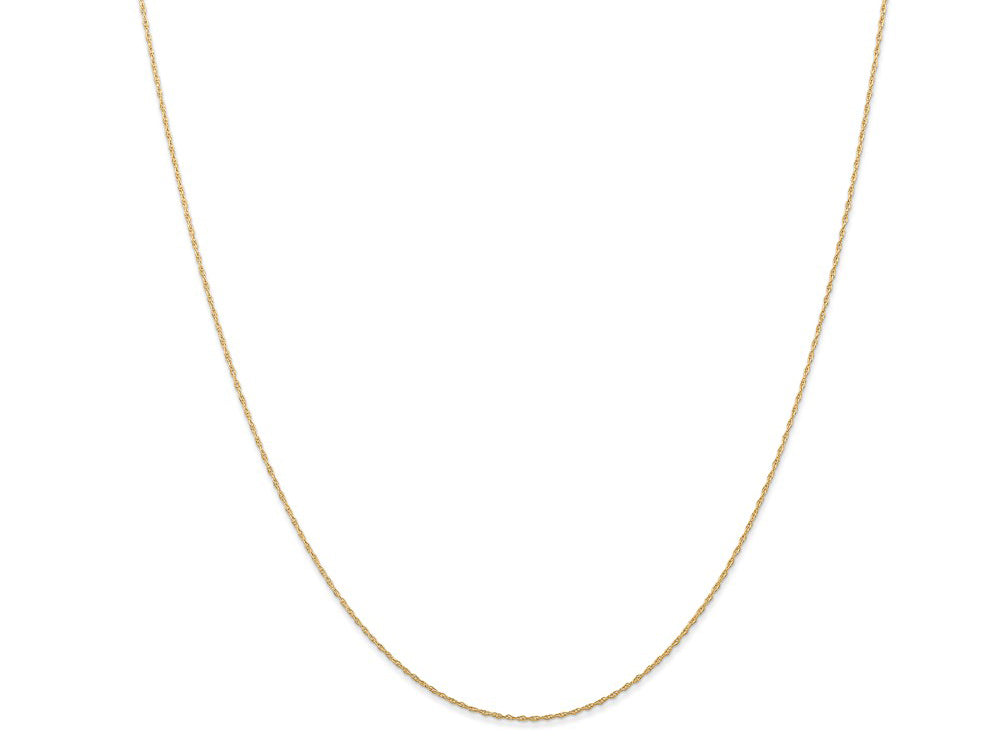 FJC Finejewelers 14 kt Yellow Gold .5 Mm Cable Rope Chain (carded)