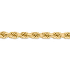 FJC Finejewelers 9 Inch 14k 8mm bright-cut Rope Chain Ankle Bracelet (Smaller Ankles)