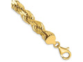 FJC Finejewelers 9 Inch 14k 8mm bright-cut Rope Chain Ankle Bracelet (Smaller Ankles)