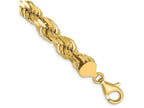 FJC Finejewelers 9 Inch 14k 8mm bright-cut Rope Chain Ankle Bracelet (Smaller Ankles)