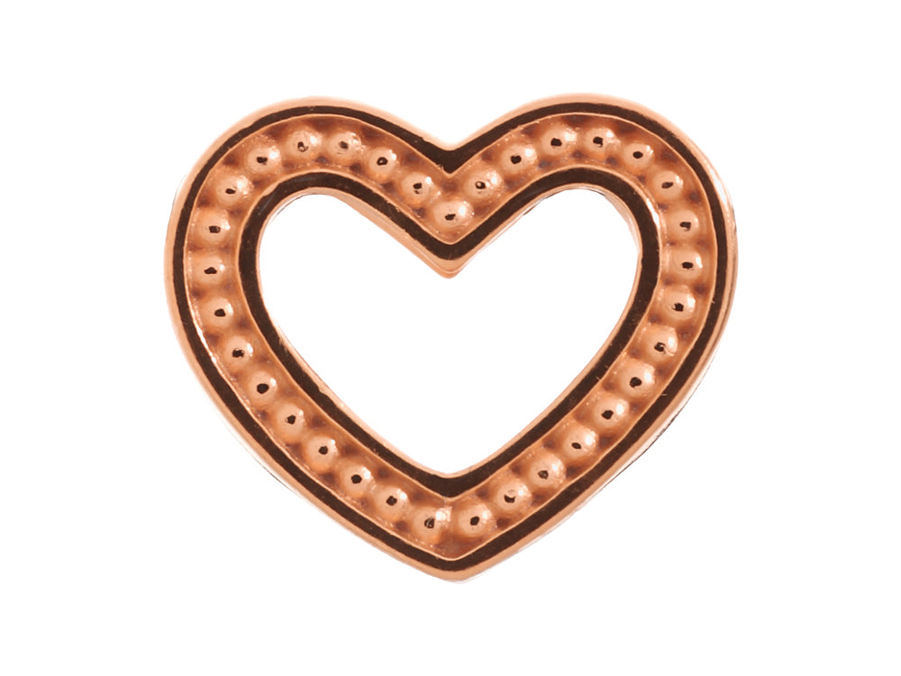 Endless Jewelry Heart Dots Rose Gold-Tone Finish
