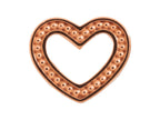 Endless Jewelry Heart Dots Rose Gold-Tone Finish