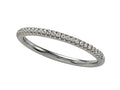 Finejewelers Comfort Fit Diamond Round Pave Band