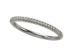 Finejewelers Comfort Fit Diamond Round Pave Band