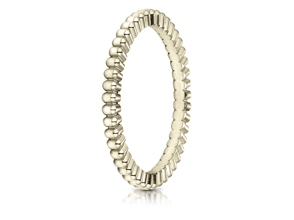 Benchmark® 14k Gold 2mm Gear Cut Design Wedding Band Ring