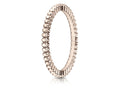 Benchmark® 14k Rose Gold 2mm Gear Cut Design Wedding Band Ring