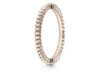 Benchmark® 14k Rose Gold 2mm Gear Cut Design Wedding Band Ring