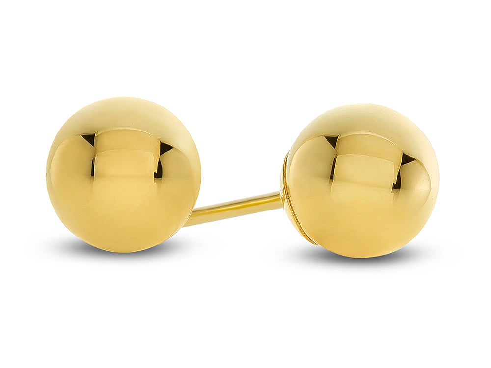 Finejewelers 14k Yellow Gold 6mm Polished Ball Stud Earrings