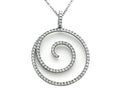 Karina B™ Diamond Fashion Wave Pendant Necklace