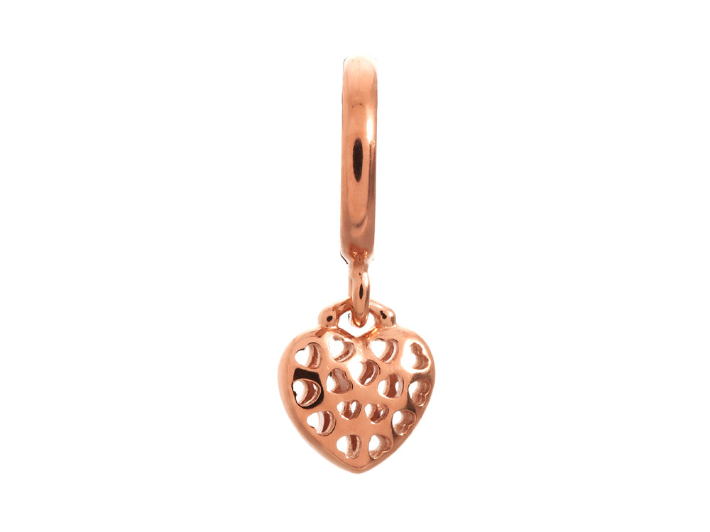 Endless Jewelry Hearts In Hearts Rose Gold-Tone Finish