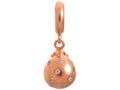 Endless Jewelry White Star Drop White Cubic Zirconia Rose Gold-Tone Finish
