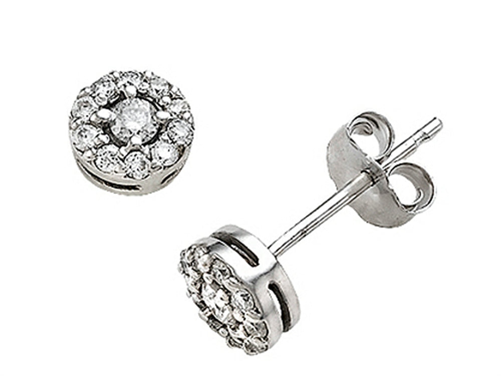 Finejewelers Round Diamonds Earrings