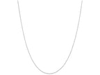 FJC Finejewelers 16 Inch 14k White Gold Carded Curb Chain Necklace